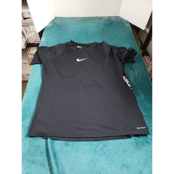 Nike Aero Adapt Shirt Mens Size Extra Large Black Performance Running Light - Picture 1 of 9